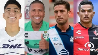 Piero Quispe, Pedro Aquino, Anderson Santamaría y Santiago Ormeño son los representantes peruanos en la Liga MX. | Video: América Deportes