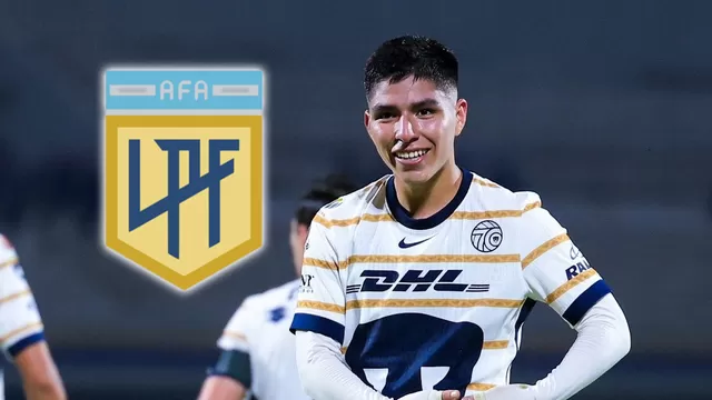 Piero Quispe se iría de Pumas y podría llegar a uno de los clubes más históricos de Argentina / AD
