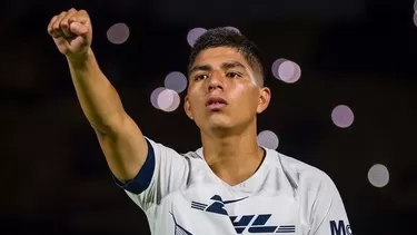 Piero Quispe disputó último partido de Pumas ante Vancouver por Copa de Campeones / X
