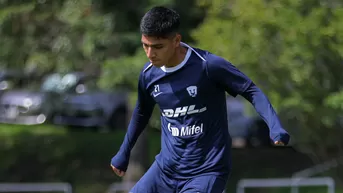 Piero Quispe se unió a los entrenamientos de Pumas