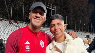 Renato Tapia y Piero Quispe tras el partido del mediocampista en LaLiga. | Foto: IG.