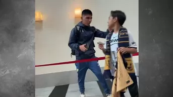 Piero Quispe y un gran gesto con niño hincha de Pumas