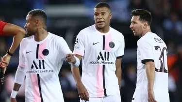 PSG empató 1-1 ante Brujas en su debut en la Champions League | Foto: AFP.