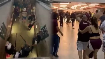 Policías brasileños golpearon a hinchas de Lanús en el Maracaná
