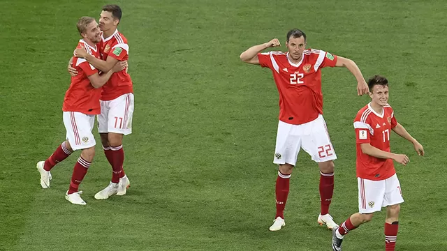 Rusia se impuso 3-1 a Egipto y acaricia los octavos de final del Mundial