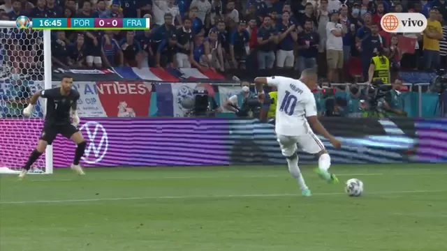 Portugal vs. Francia: Mbappé desperdició un mano a mano ante Rui Patrício
