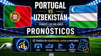 Portugal vs Uzbekistán: Pronóstico y cuotas del partido del Mundial 2026
