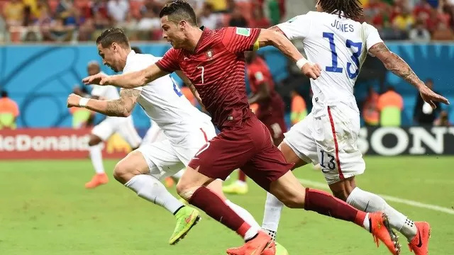 Con pase gol de Cristiano: Portugal le igualó en los descuentos a Estados Unidos