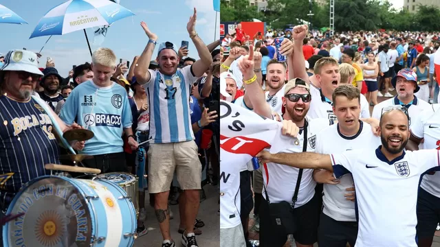 Hinchas argentinos e ingleses pagarán uno de los boletos más caros durante la semifinal del Mundial 2026. Foto: Reuters