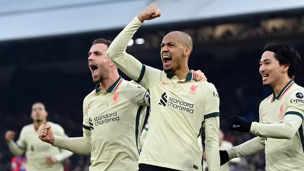 Premier League: Liverpool venció 3-1 a Crystal Palace y acerca al puntero Manchester City