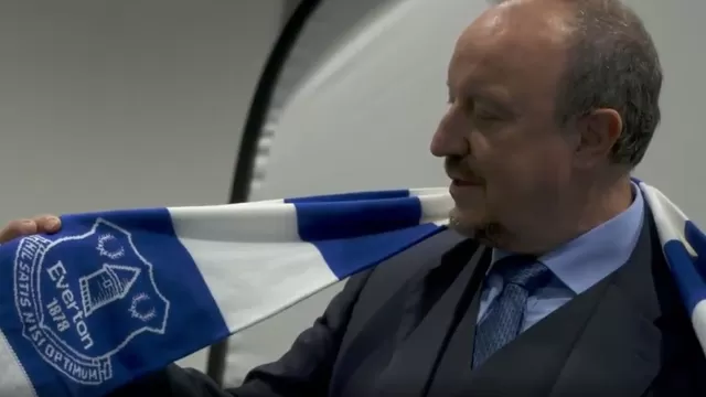 Rafa Benítez, entrenador español de 61 años. | Video: Everton