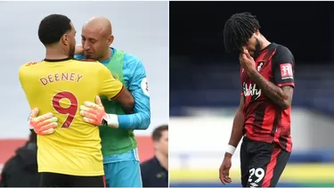 Watford y Bournemouth se despiden de la Premier League. | Fotos: AFP