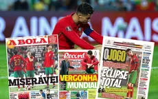Prensa lusa destroza a la Portugal de Cristiano: "Vergüenza mundial" - Noticias de cristiano-ronaldo