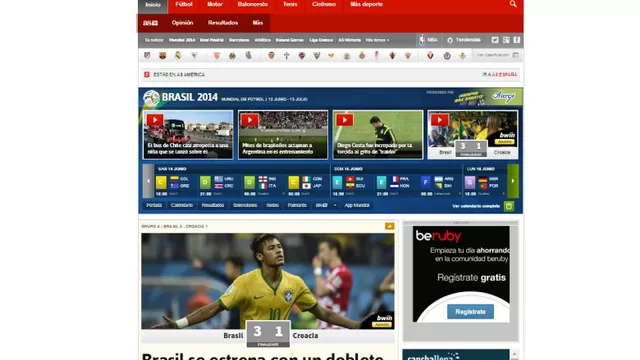 Prensa mundial coincide en que Brasil ganó con ayuda del árbitro-foto-2