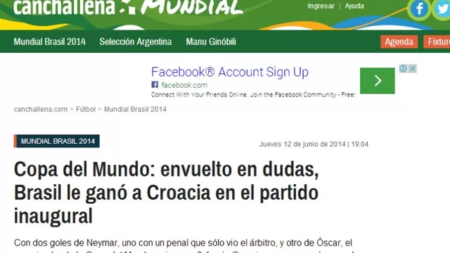 Prensa mundial coincide en que Brasil ganó con ayuda del árbitro-foto-4