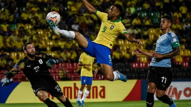 Preolímpico: Brasil y Uruguay empataron 1-1 en el cuadrangular final