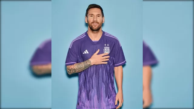 Lionel Messi posó con la nueva camiseta de su selección. | Video: Canal N