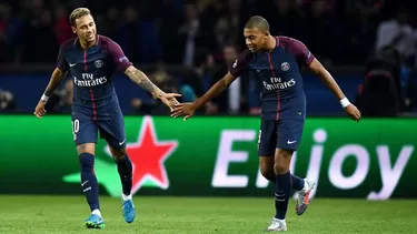 Neymar y Mbapp&amp;eacute;, las estrellas del PSG, est&amp;aacute;n en los planes del Madrid. Foto: AFP