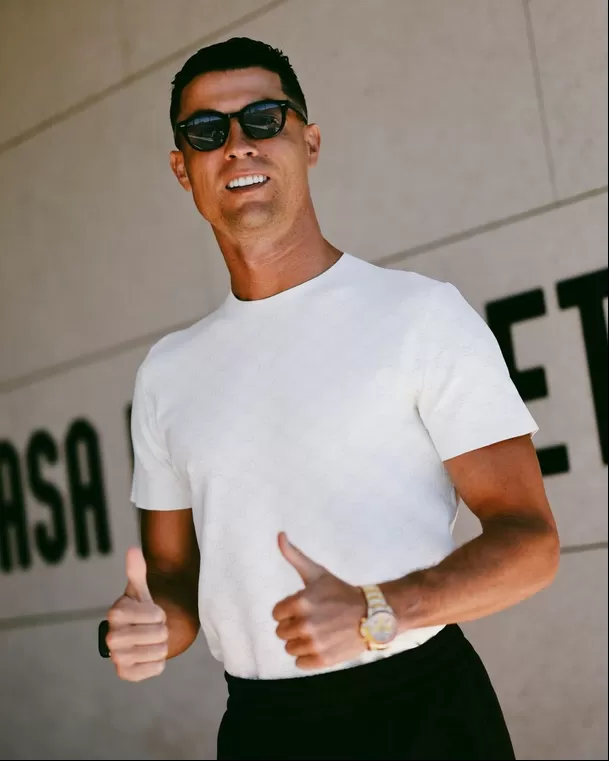 Cristiano Ronaldo se sumó a los entrenamientos de Portugal. | Foto: X de @selecaoportugal
