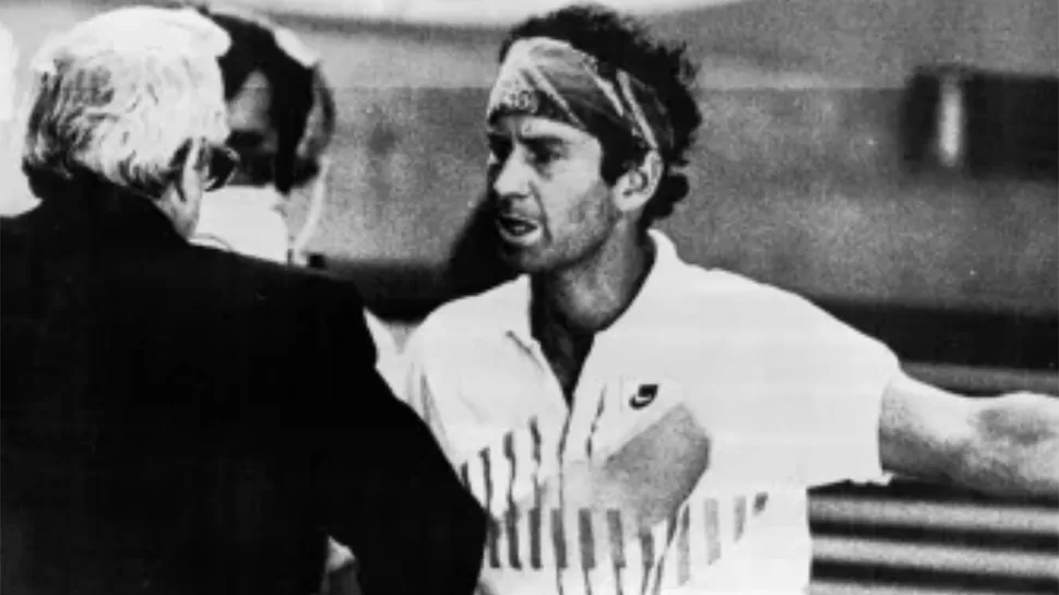 John McEnroe &#39;explotó&#39; en el Abierto de Australia | Foto: Getty Images.