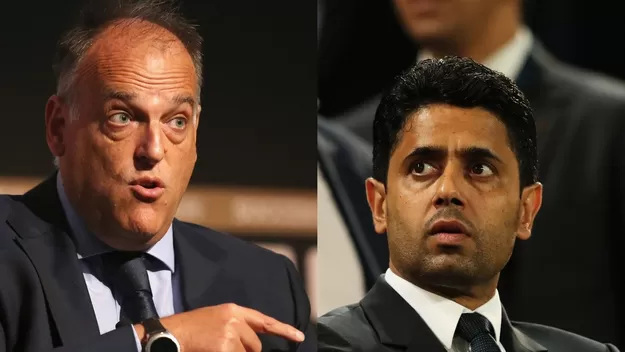 PSG: Al Khelaifi nos toma por tontos, dijo el presidente de LaLiga española