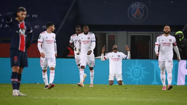 Lyon ganó en el Parque de los Príncipes. | Foto: AFP/Video: Ligue 1