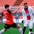 PSG cayó 3-2 ante el modesto Lorient por la Ligue 1 de Francia 