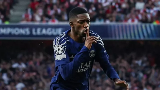 Dembelé anotó en la victoria del PSG sobre Arsenal por la Champions League / GOAL