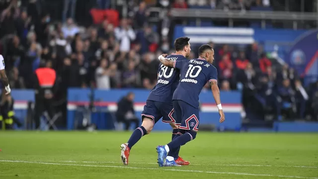 PSG derrotó 2-1 al Lyon en estreno de Messi en el Parque de los Príncipes