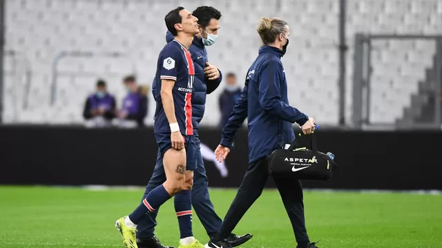 PSG: Di María se lesionó a nueve días de la visita a Barcelona por Champions