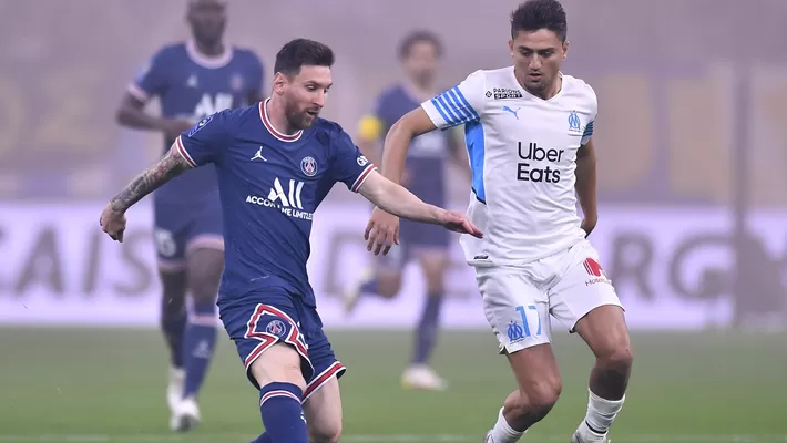 PSG empató a cero en Marsella, Messi sigue sin marcar en la Ligue 1