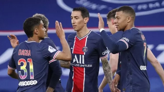 PSG goleó 4-0 al Reims y  jugará por el título de la Ligue 1 en la última jornada