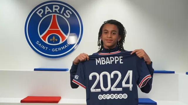 PSG: Hermano de Kylian Mbappé, de 15 años, firmó contrato hasta 2024