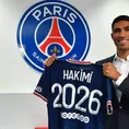 PSG oficializó el fichaje del lateral marroquí Achraf Hakimi