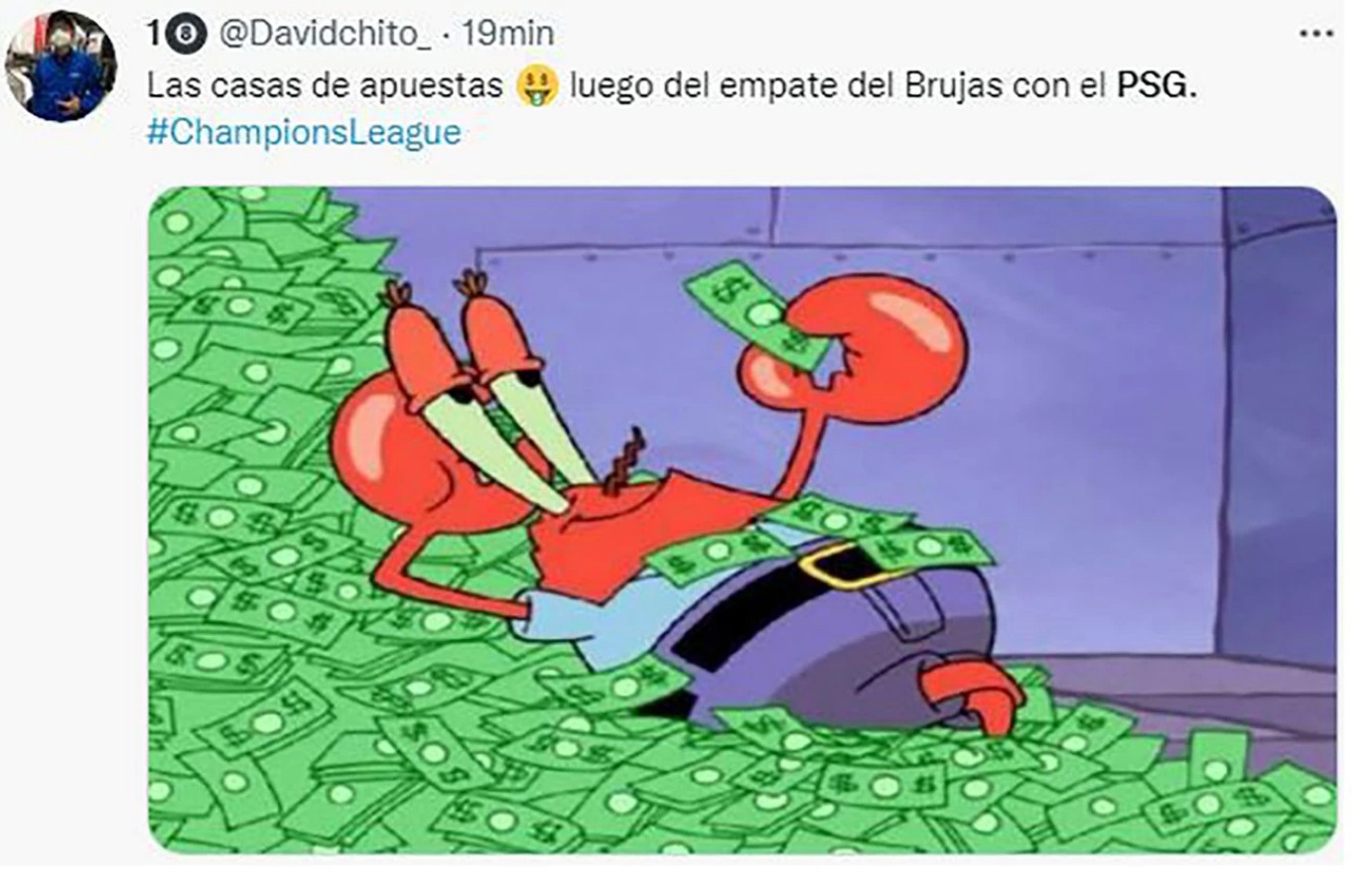 PSG protagonizó memes tras empatar 1-1 con Brujas en Champions.