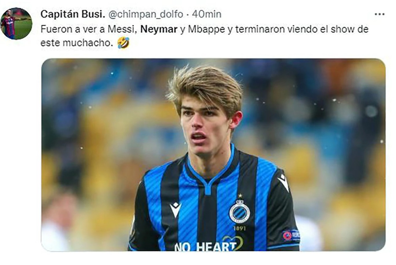 PSG protagonizó memes tras empatar 1-1 con Brujas en Champions.