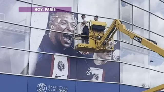 PSG retiró la imagen de Kylian Mbappé del Parque de los Príncipes