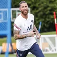 PSG: Sergio Ramos se entrena por primera vez con el cuadro parisino