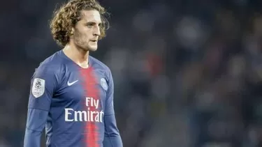 PSG suspendió de manera cautelar a Adrien Rabiot hasta finales de marzo | Foto: AFP.