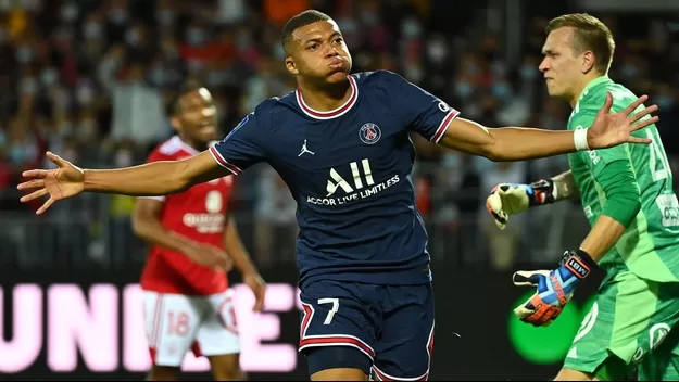 PSG venció 4-2 al Brest y sigue imparable en el inicio de la Ligue 1