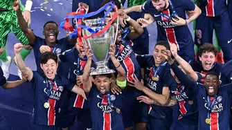 París Saint Germain goleó 5-0 al Inter de Milán en la final de la Champions League 2024-2025 / ESPN / AFP