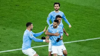 PSG vs. Manchester City: Mahrez atravesó la barrera en tiro libre y anotó el 1-2