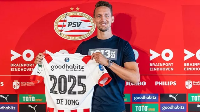 De Jong ya jugó en el PSV entre 2014 y 2019. | Foto/Video: @PSV
