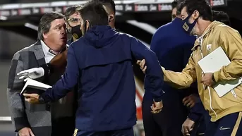 Pumas vs. América: Un Miguel Herrera muy enojado violó todas las reglas sanitarias