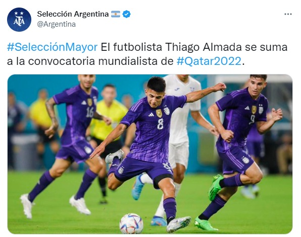Twitter: Selección argentina