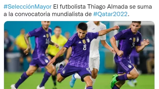 Twitter: Selección argentina