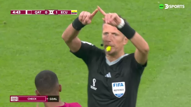 Qatar vs. Ecuador: El VAR anuló gol ecuatoriano por supuesto fuera de juego