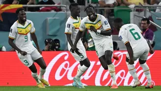 Senegal se quedó con el triunfo en el Estadio Al Thumama. | Foto: AFP/Video: Latina-DSports