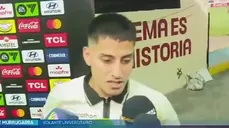 Jose Murrugarra se pronunció luego del triunfo de Universitario 1-0 sobre Nacional por Copa Libertadores / Foto: Canal N