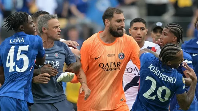 Todo lo ocurrido entre Luis Enrique y Joao Pedro en la final del Mundial de Clubes 2025. | AD